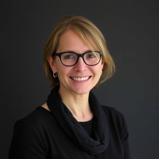 Portretfoto van Elara van Zanten, medeoprichter en artistiek leider van De Gouden Stem.
